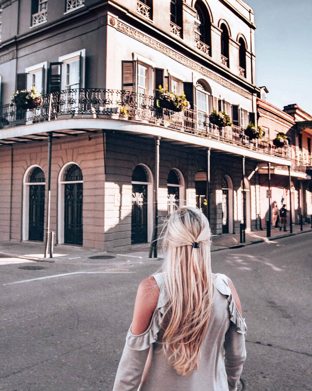 Architecture in the French Quarter in New Orleans