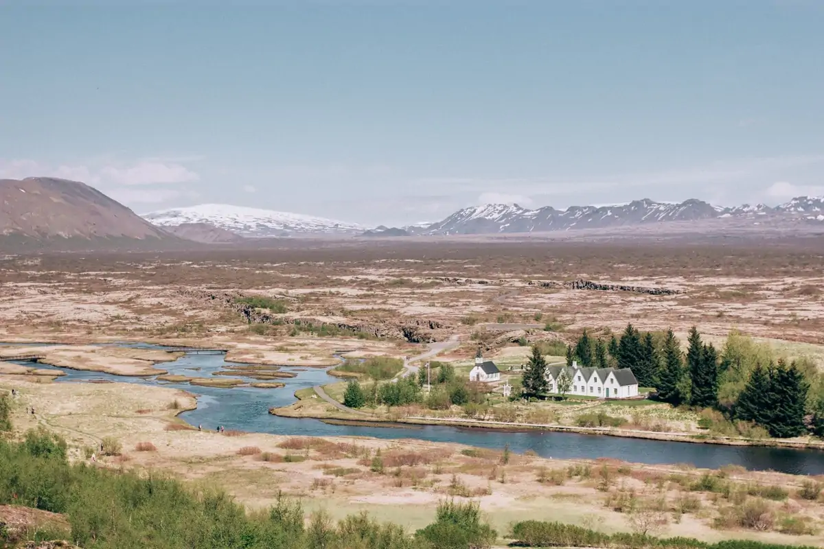 Continental divide in Thingvellir National Park in Iceland. Check out the perfect 6 day itinerary for Iceland here.