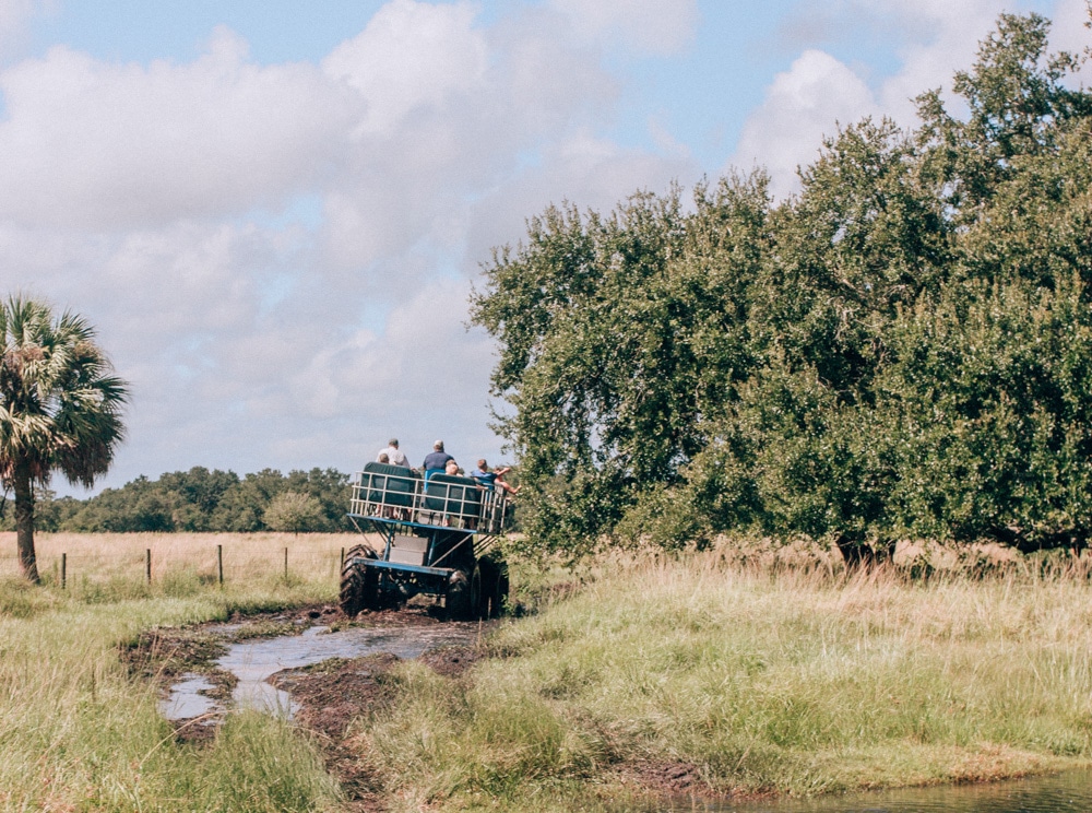 Swamp buggy at Westgate River Ranch