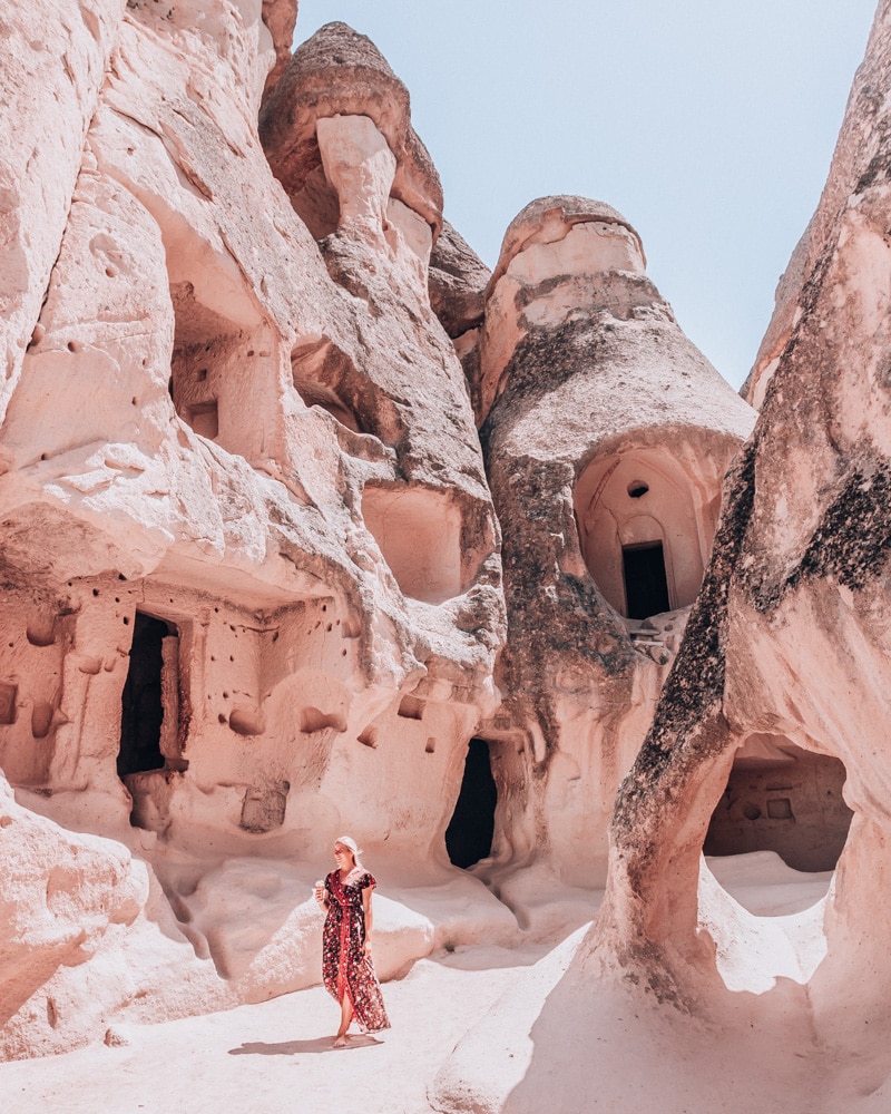 Walking among the cave churches and fairy chimneys in Pasabagi near Cappadocia is a must on your 3 days in Cappadocia.