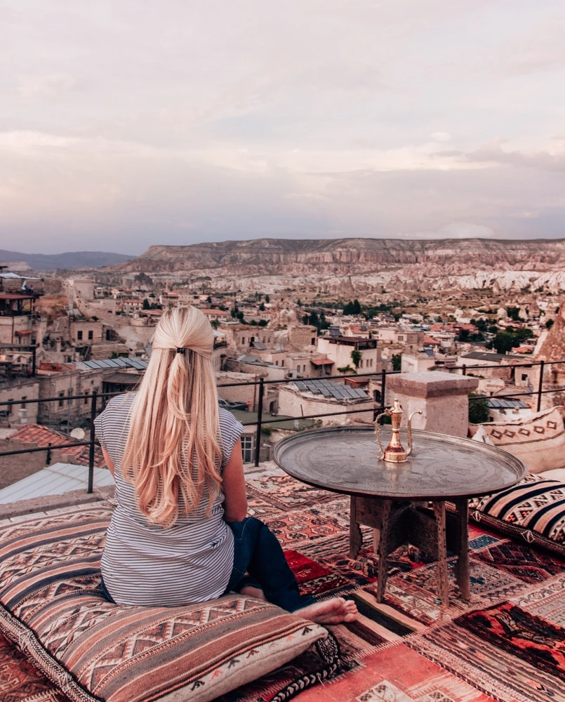 Sultan Cave Suites is probably the most famous hotel in Cappadocia and typically books months in advance. Click for a guide to Cappadocia's must see locations and most Instagramable places.
