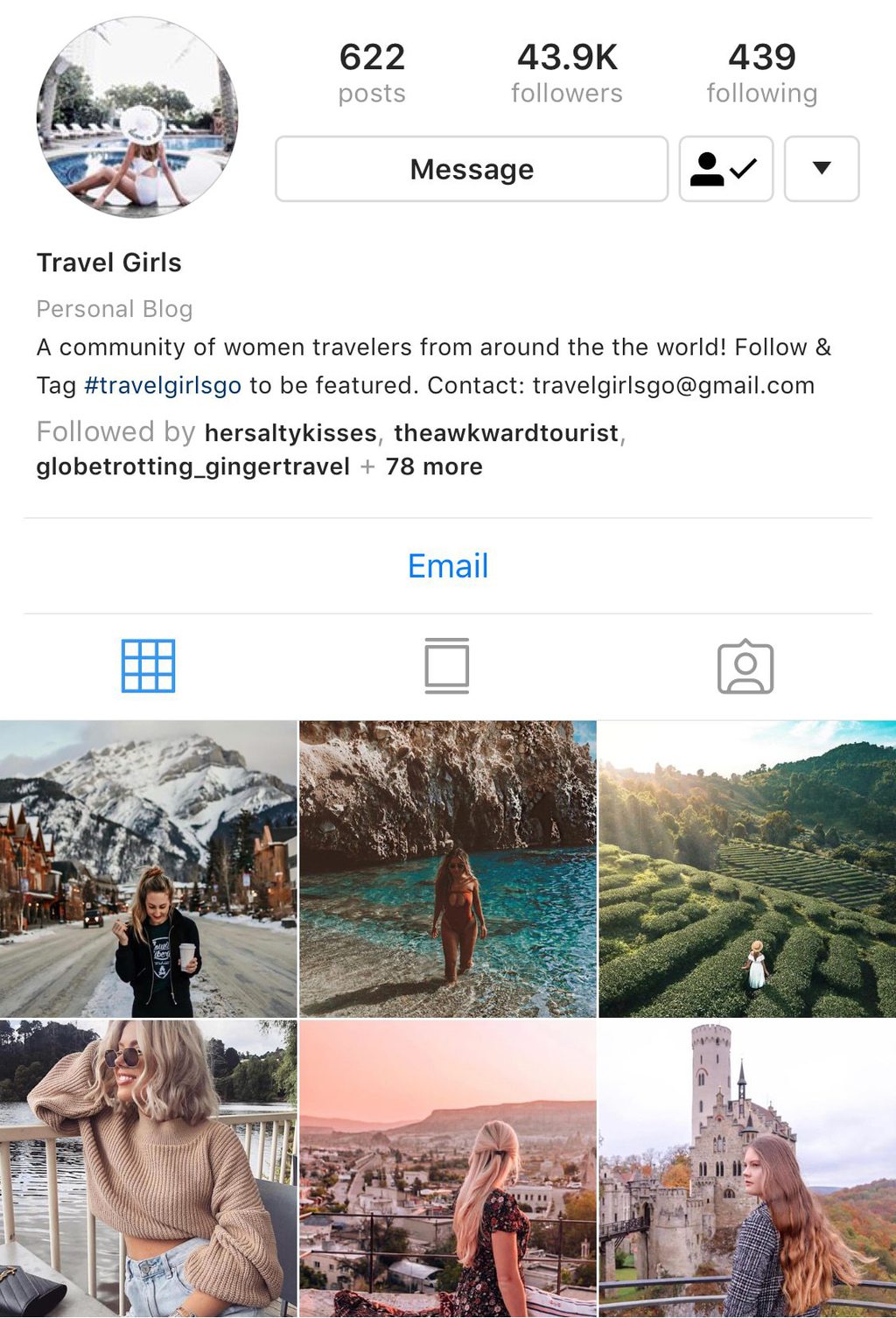 TravelGirlsGo features female travel accounts who are growing authentically. Find out how pods, bots, and loop giveaways may hurt your chances of working with brands and collaborating with feature pages.