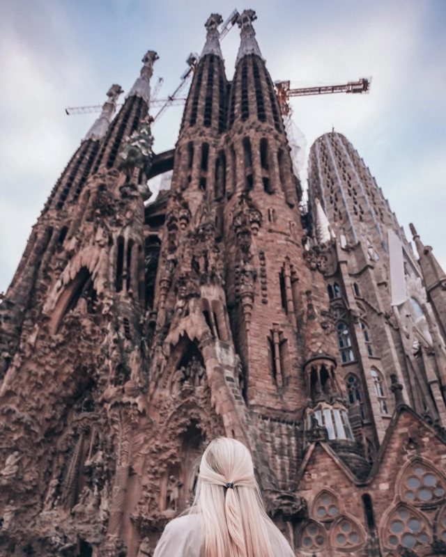 The Nativity Facade of Sagrada Familia in Barcelona. Get a full itinerary with all the best things to do in Barcelona in 3 days here.