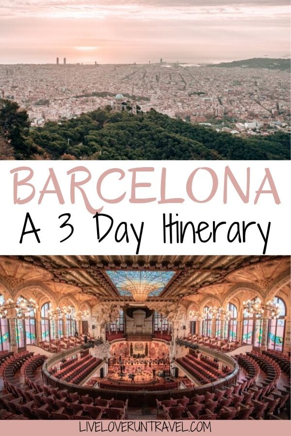 The perfect 3 day Barcelona itinerary including all the best Instagram photo spots in Barcelona. #barcelona #europe | Barcelona Instagram photo spots | things to do in Barcelona Spain | Barcelona 3 day itinerary | Barcelona things to do | 3 days in Barcelona | Park Guell Barcelona | Barcelona in 3 days | weekend in Barcelona | Barcelona Spain travel | Barcelona in fall | Barcelona in winter | Gaudi Barcelona | Barcelona Spain hotels | Barcelona itinerary | Barcelona things to do in