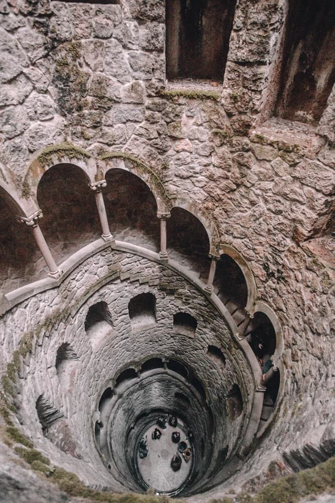 The Initiation Well at Quinta de Regaleira