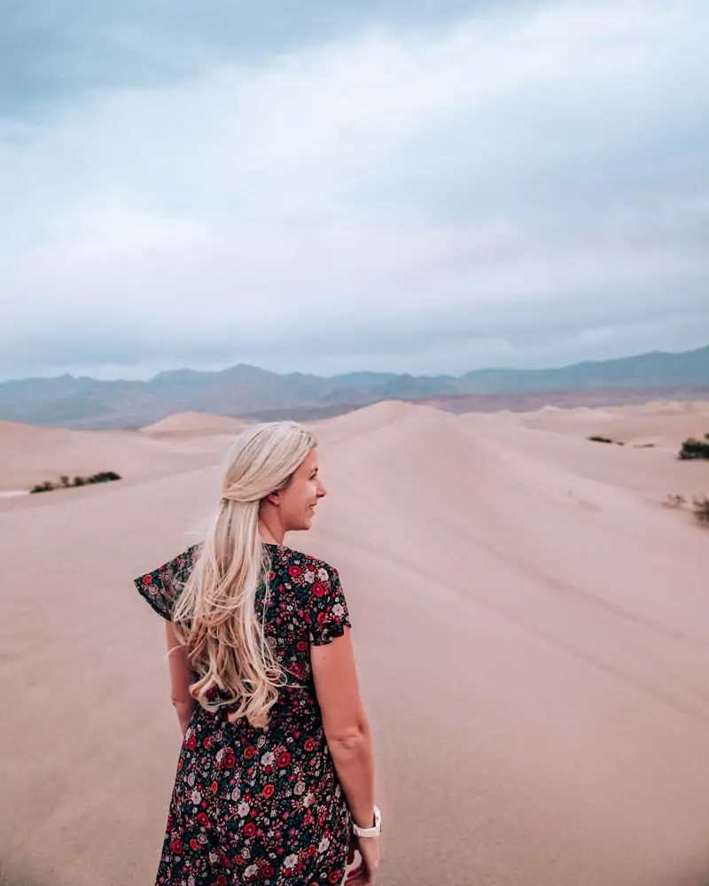Hiking Mesquite Sand Dunes is one of the highlights of Death Valley. Find a full one day itinerary for Death Valley including where to stay, what to see and do, and when to visit.