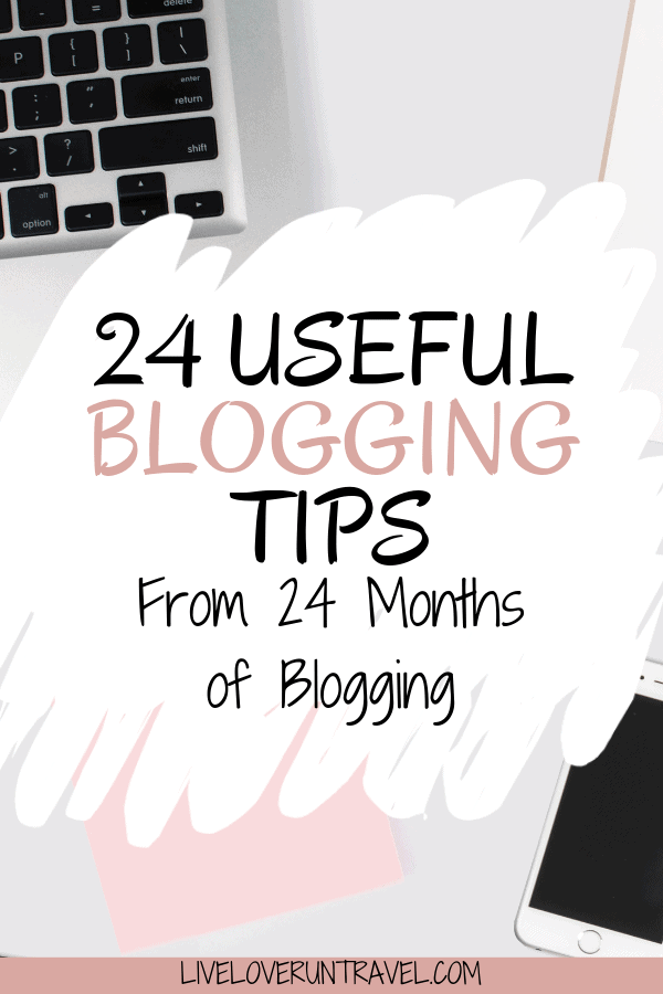 To celebrate 2 years of blogging, here are 24 blogging tips I have learned along the way. Learn from my blogging mistakes and get useful tips on growing your blog traffic and building a community.