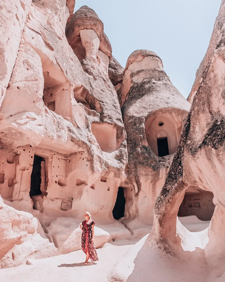 Pasabagi or Fairy Chimney Valley in Cappadocia, one of the most Instagrammable places in Cappadocia.