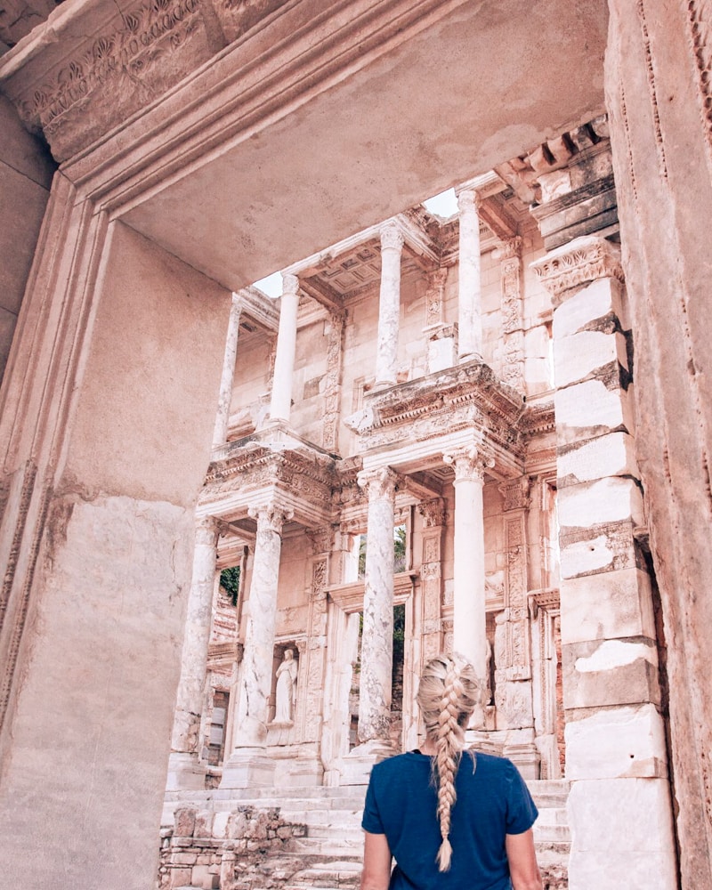 The Library of Celsus in Ephesus.