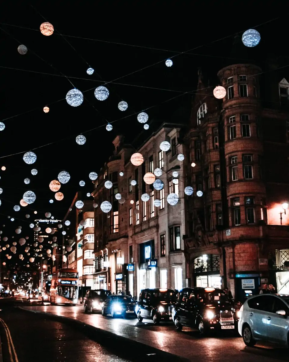 Oxford Street London Christmas Lights. 