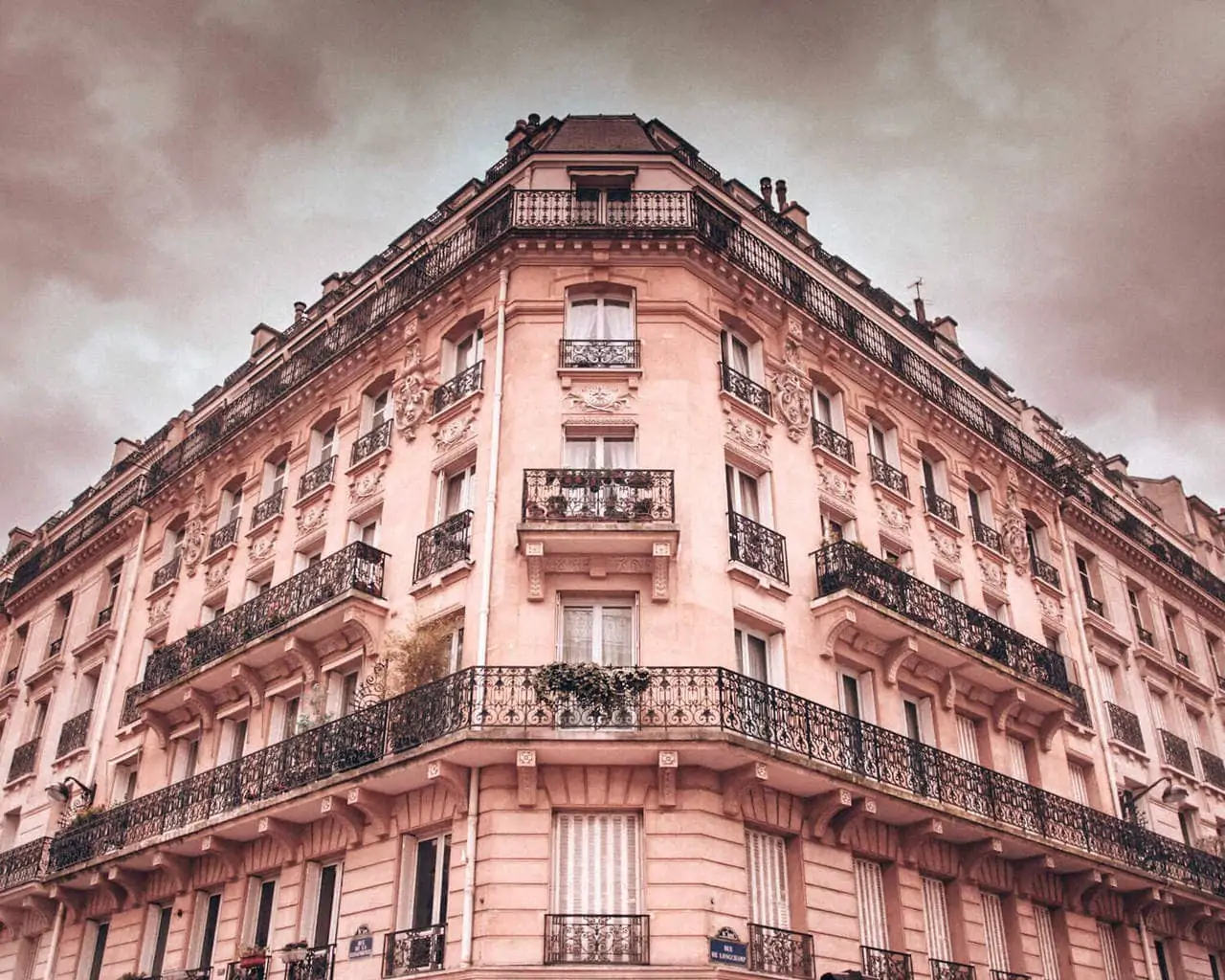 One of many beautiful buildings in Paris in winter. Click here for everything you need to know about New Year's in Paris.