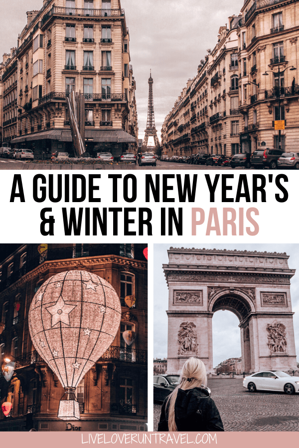 Tips for spending New Year's in Paris including where to see fireworks, things to do in Paris in winter, and the best hotels in Paris. #paris #newyears #france | New Year's in Paris | New Year's Eve in Paris | things to do in Paris on New Year's | what to do in Paris | New Year's Eve parties Paris | hotels with Eiffel Tower view | Paris in winter | winter in Paris | instagrammable Paris | Eiffel Tower Paris | best things to do in Paris in winter | best views of Eiffel Tower