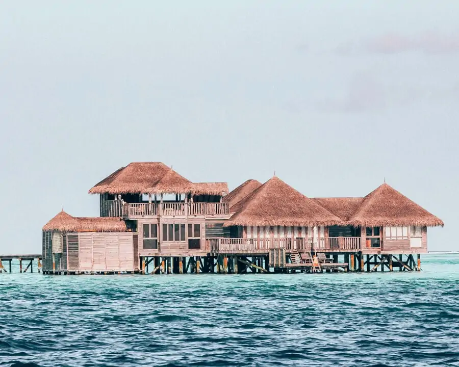 Luxury over water villa in the Maldives