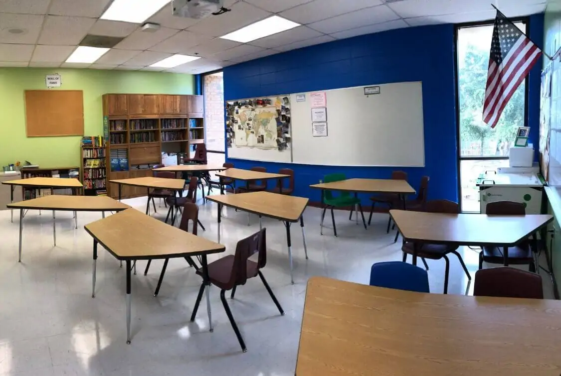 My classroom where I taught middle school and high school English