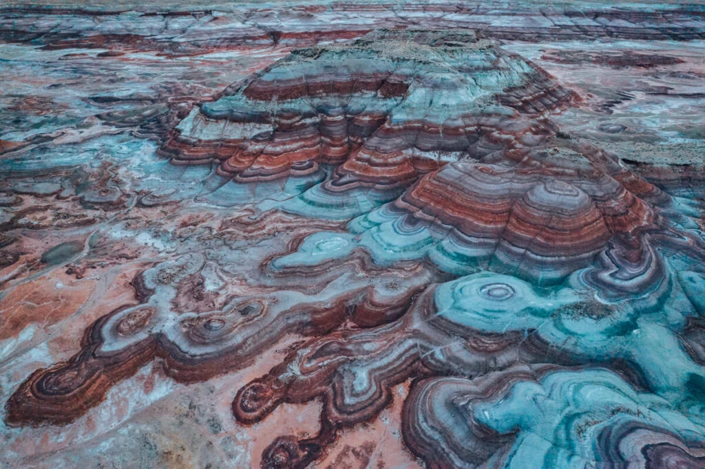 bentonite hills utah is one of the places that looks like mars in utah