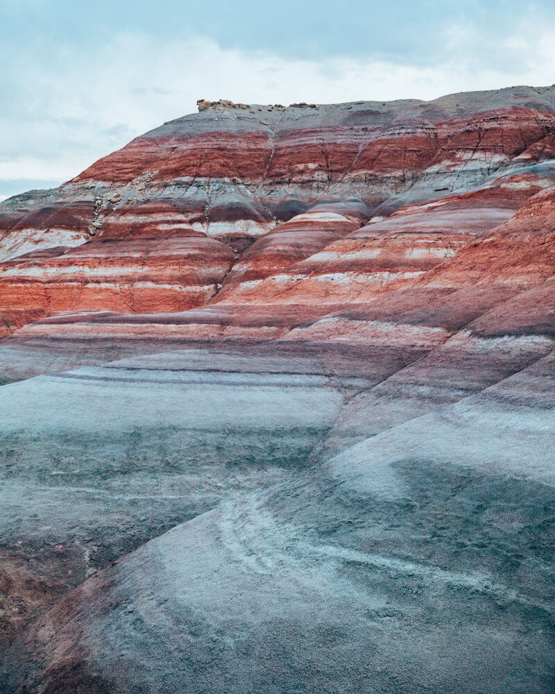 bentonite hills utah in southern utah