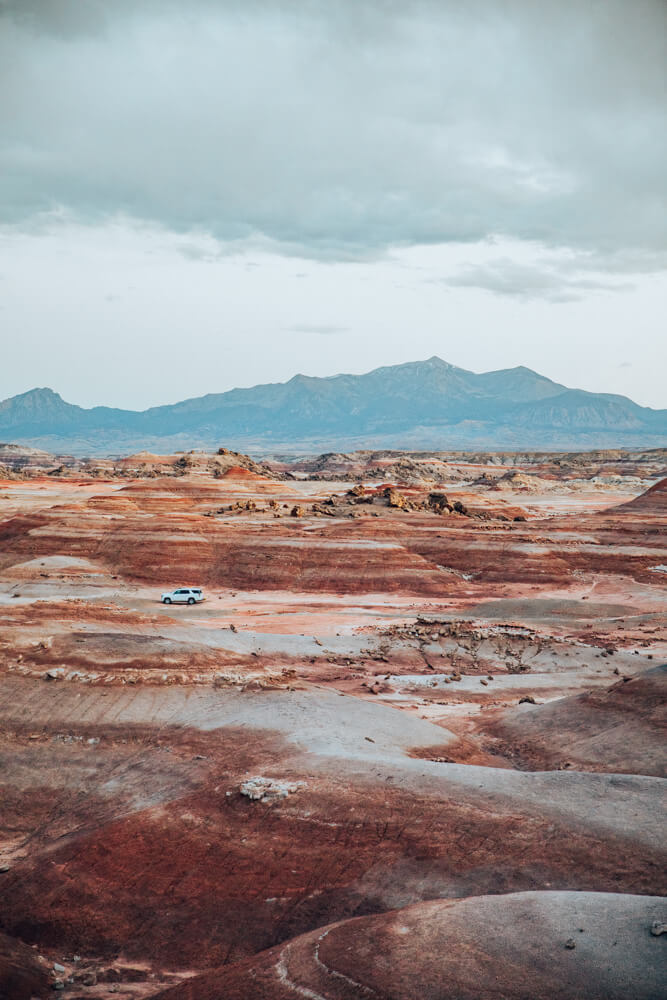 Mars desert in Utah near the Mars Desert Research Station