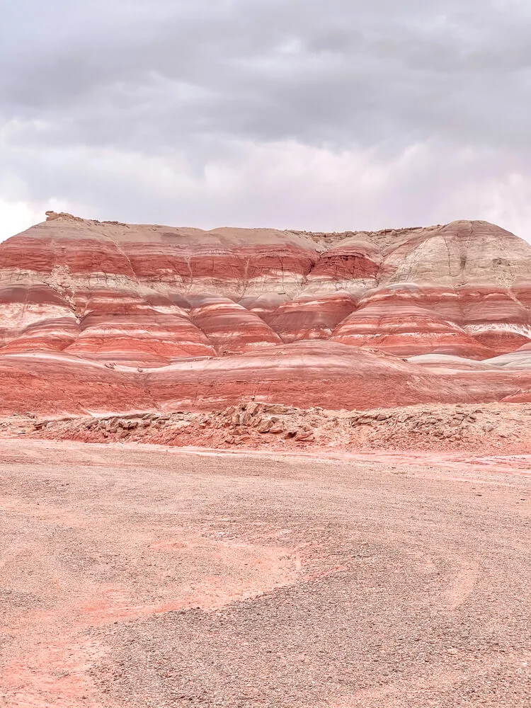 Bentonite hills before sunset