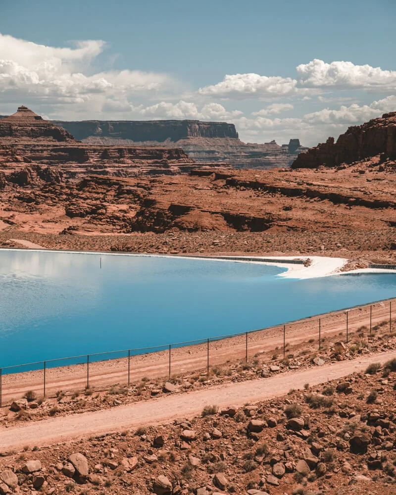 dark blue potash ponds in moab utah