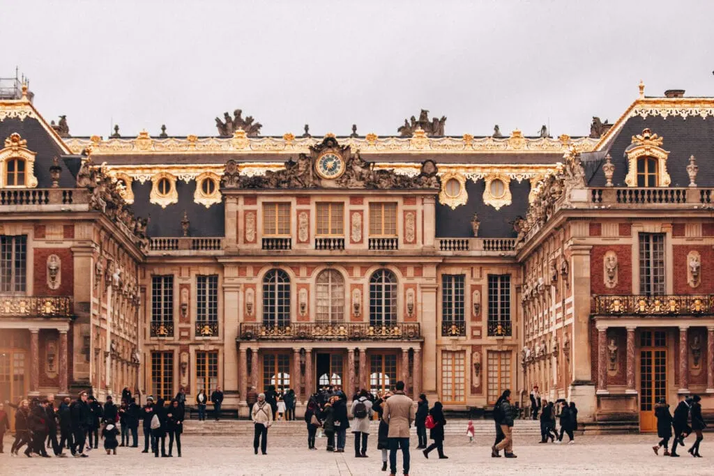 Palace of Versailles in winter