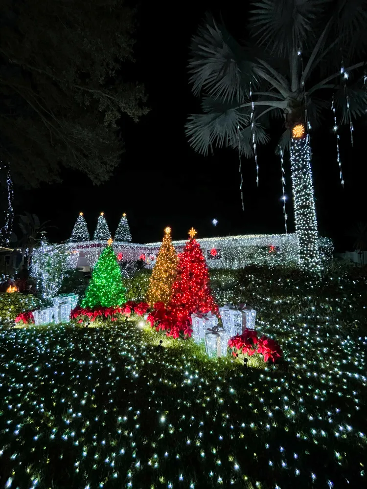 Some of the best Orlando Christmas lights are on Clemwood Street