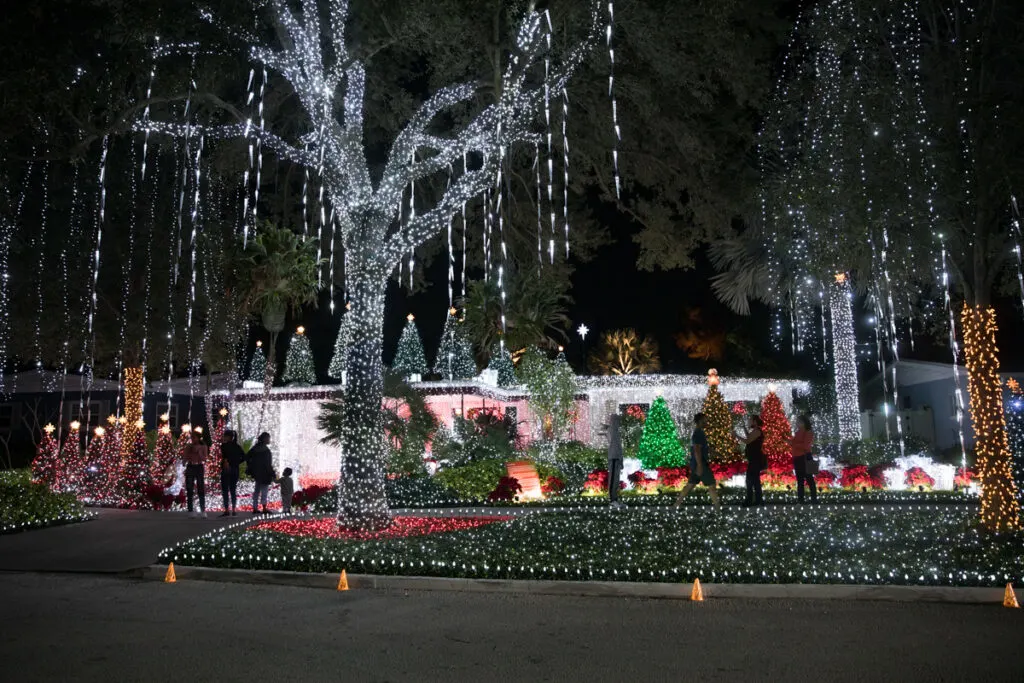 Some of the best Christmas lights in Orlando are on Clemwood Street