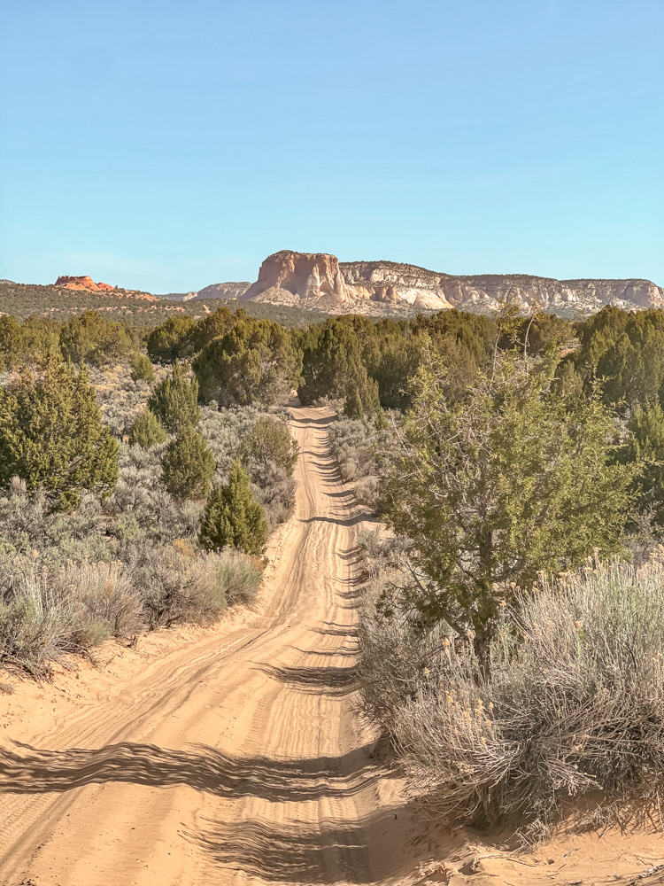 soft and deep sand roads in Grand Staircase Escalante