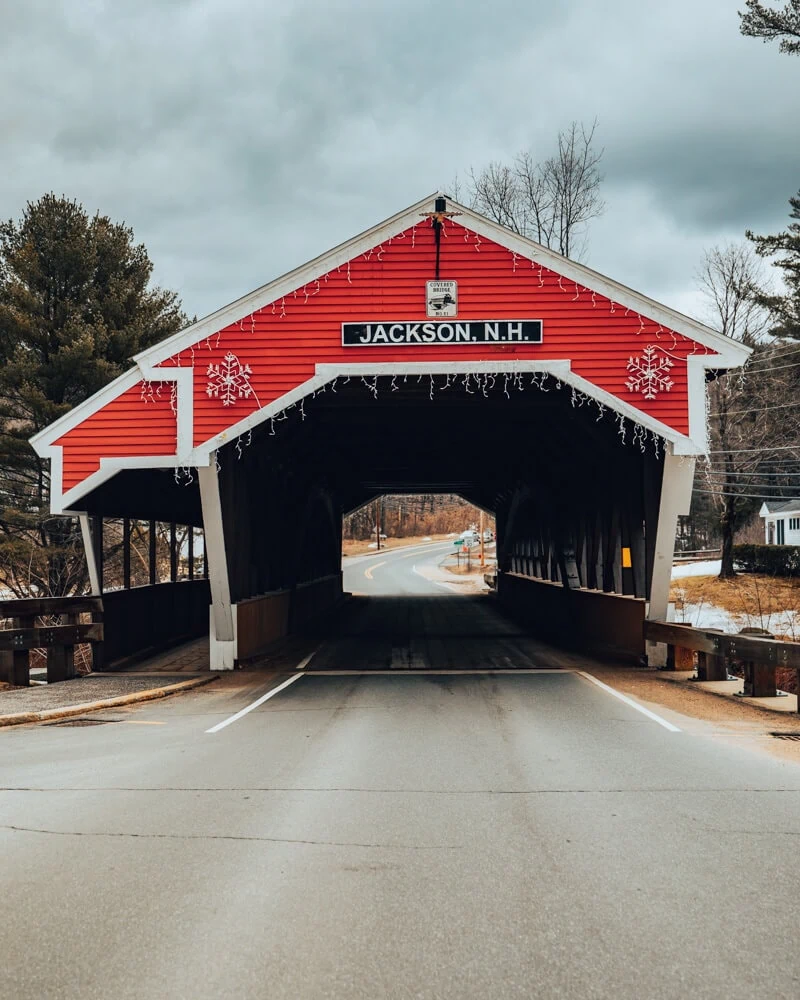 Honeymoon Bridge in Jackson New Hampshire