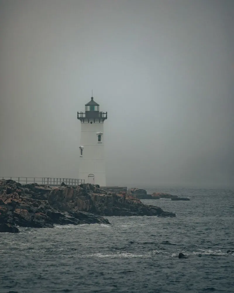 Portsmouth Harbor Lighthouse in Portsmouth New Hampshire