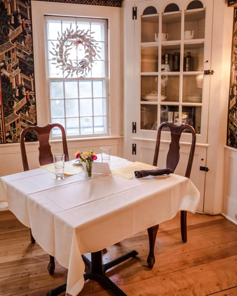 Dining room of Adair Country Inn & Restaurant in New Hampshire