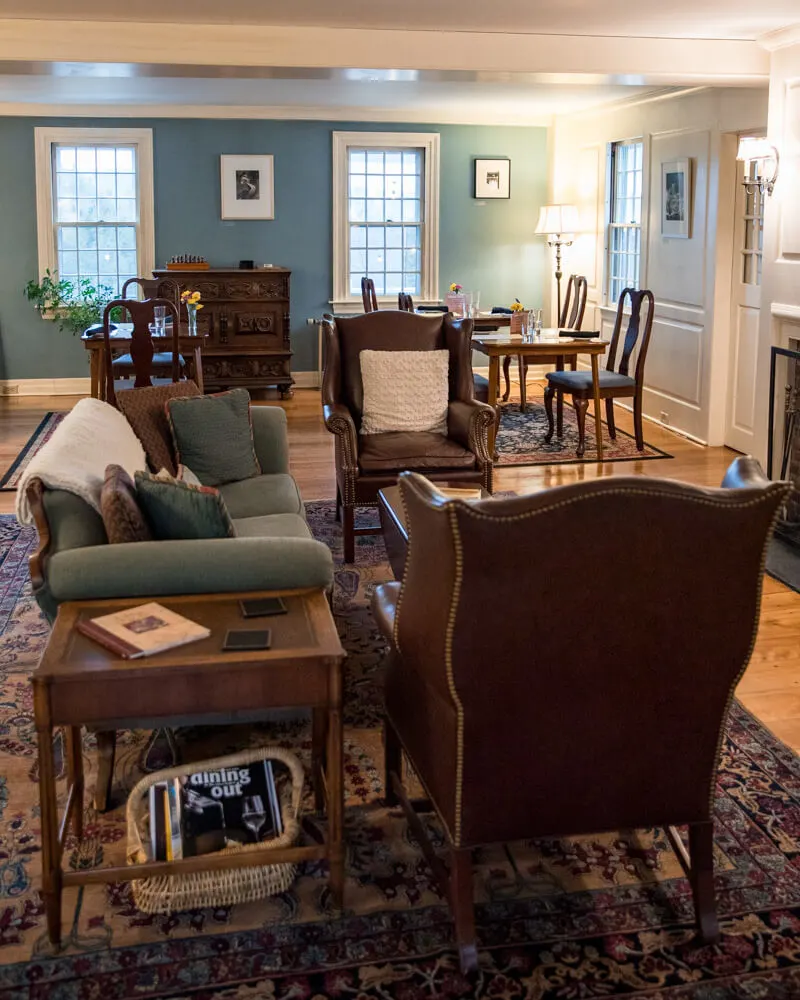 Interior of Adair Inn in New Hampshire