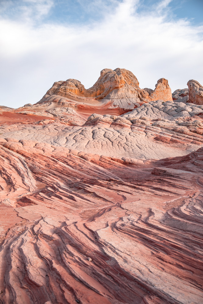 waves in the rocks at white pocket arizona usa