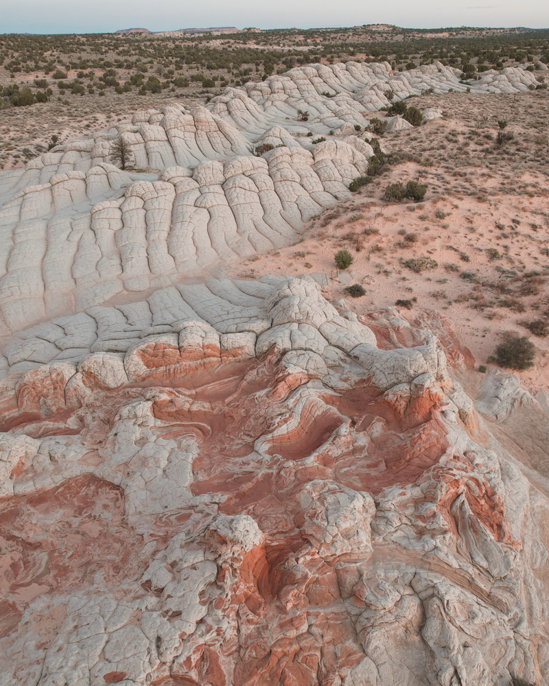 white pocket arizona drone photography