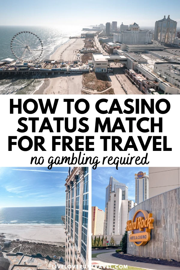 How to Casino Status Match for free travel without gambling