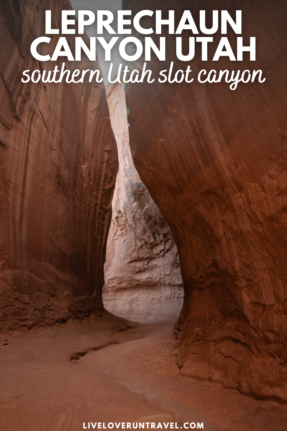 leprechaun canyon southern utah slot canyon pin