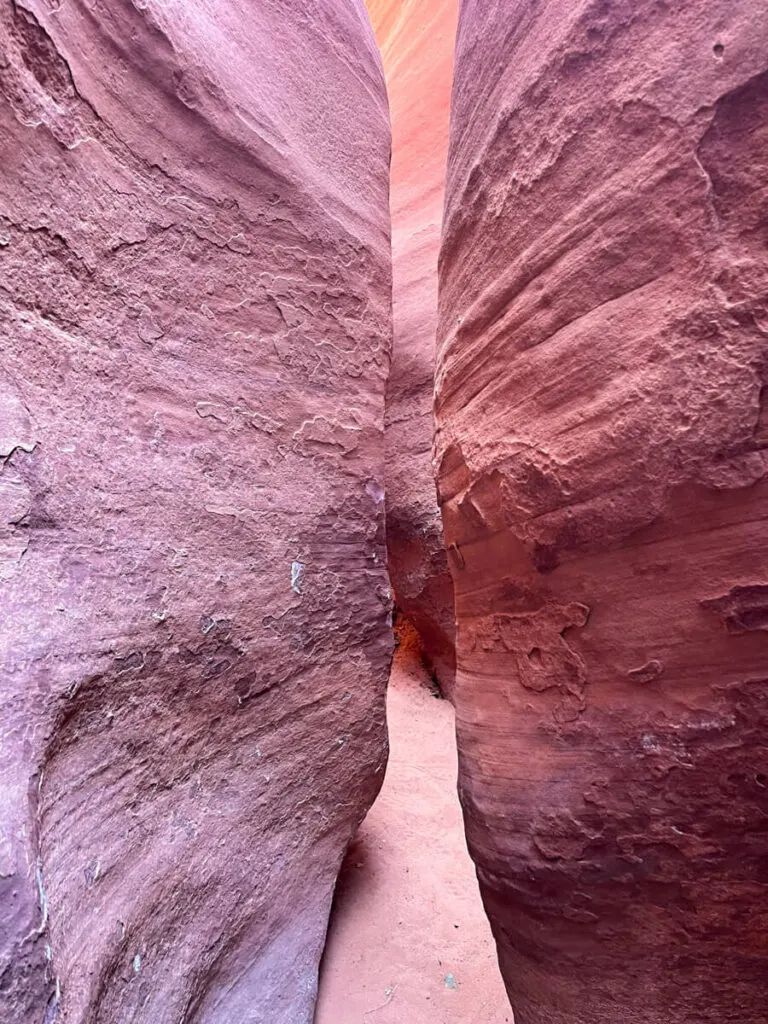 narrow slot canyon