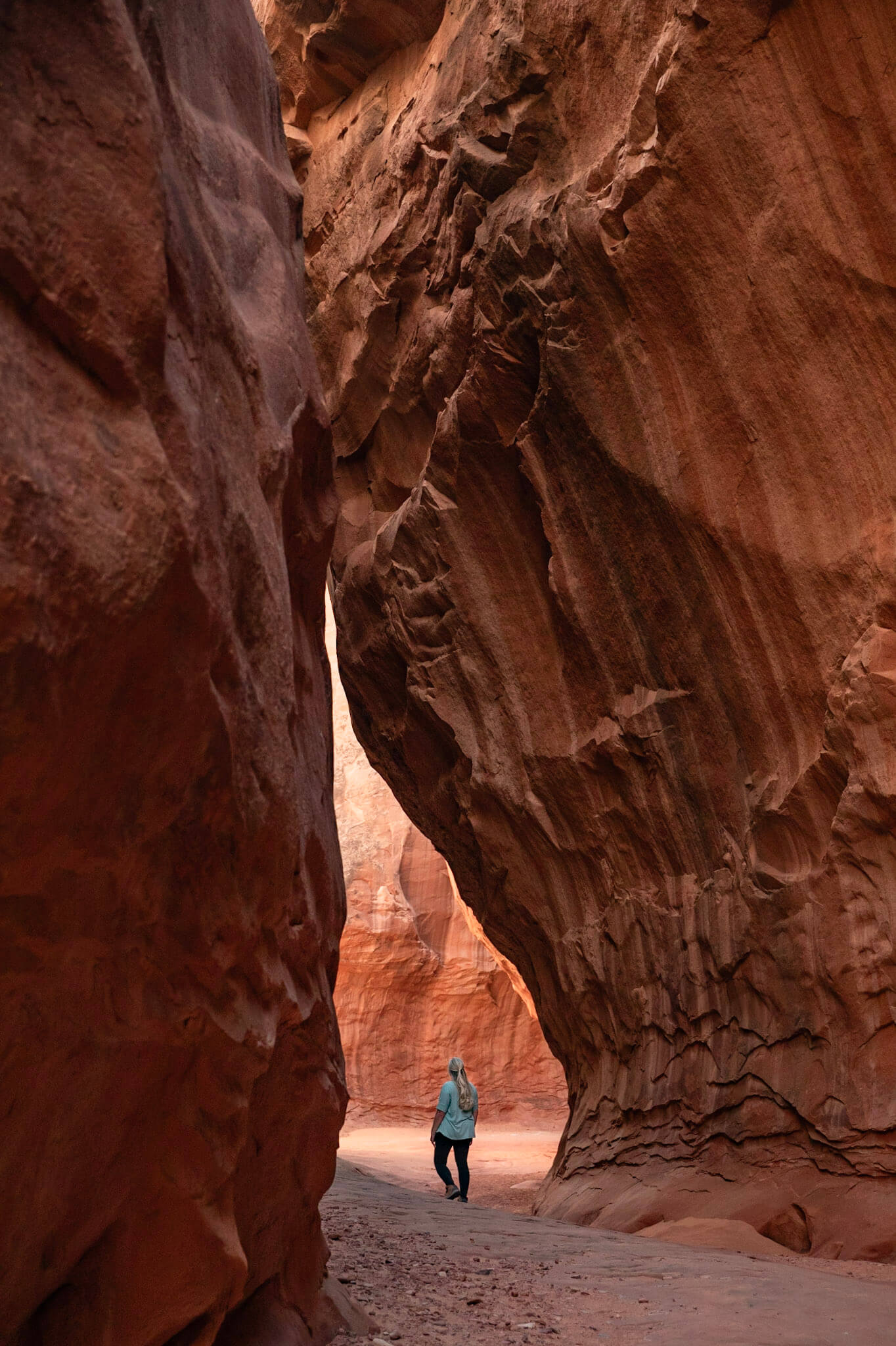 woman in leprechaun canyon