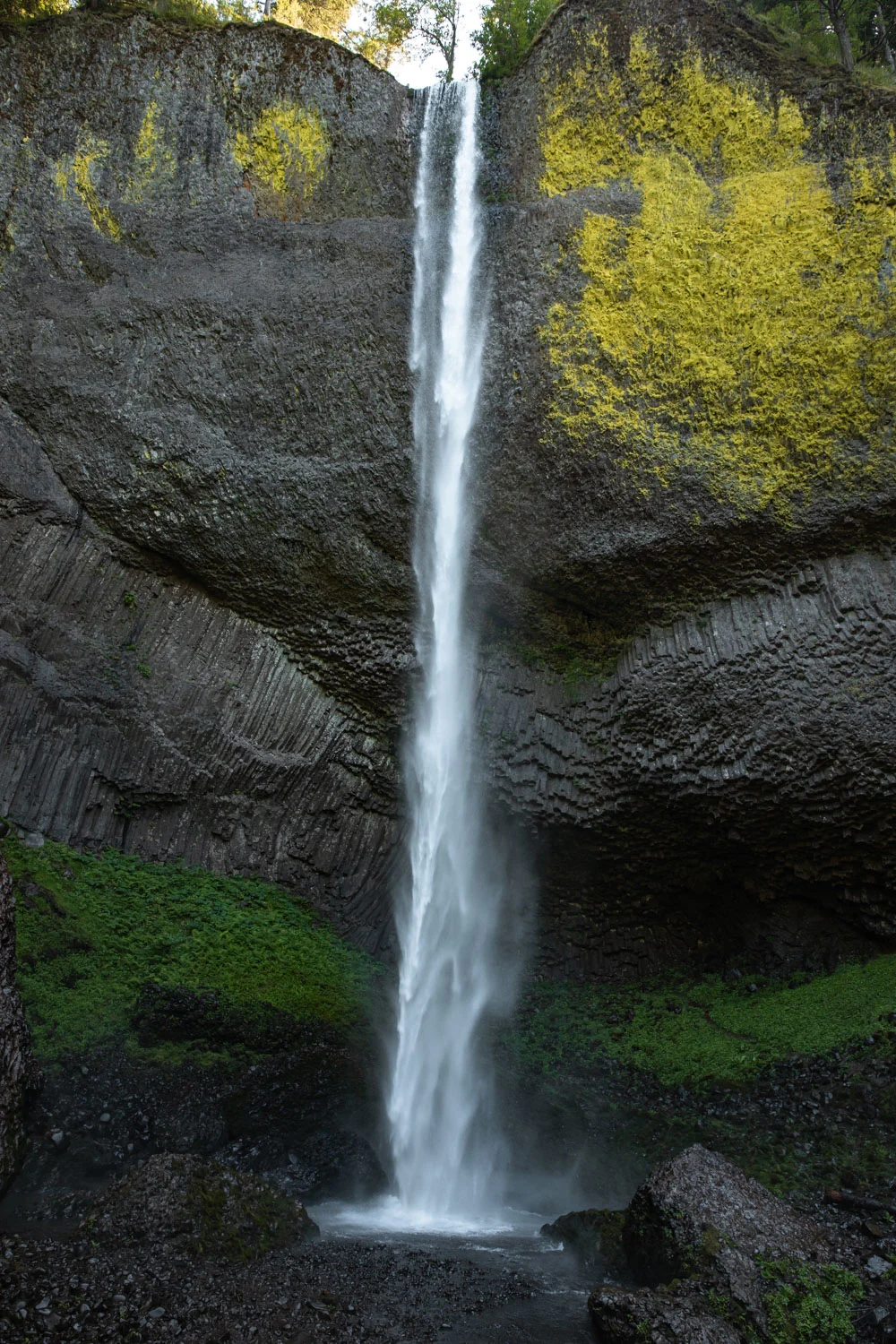 Latourell Falls is one of the easiest Columbia River Gorge waterfalls to see