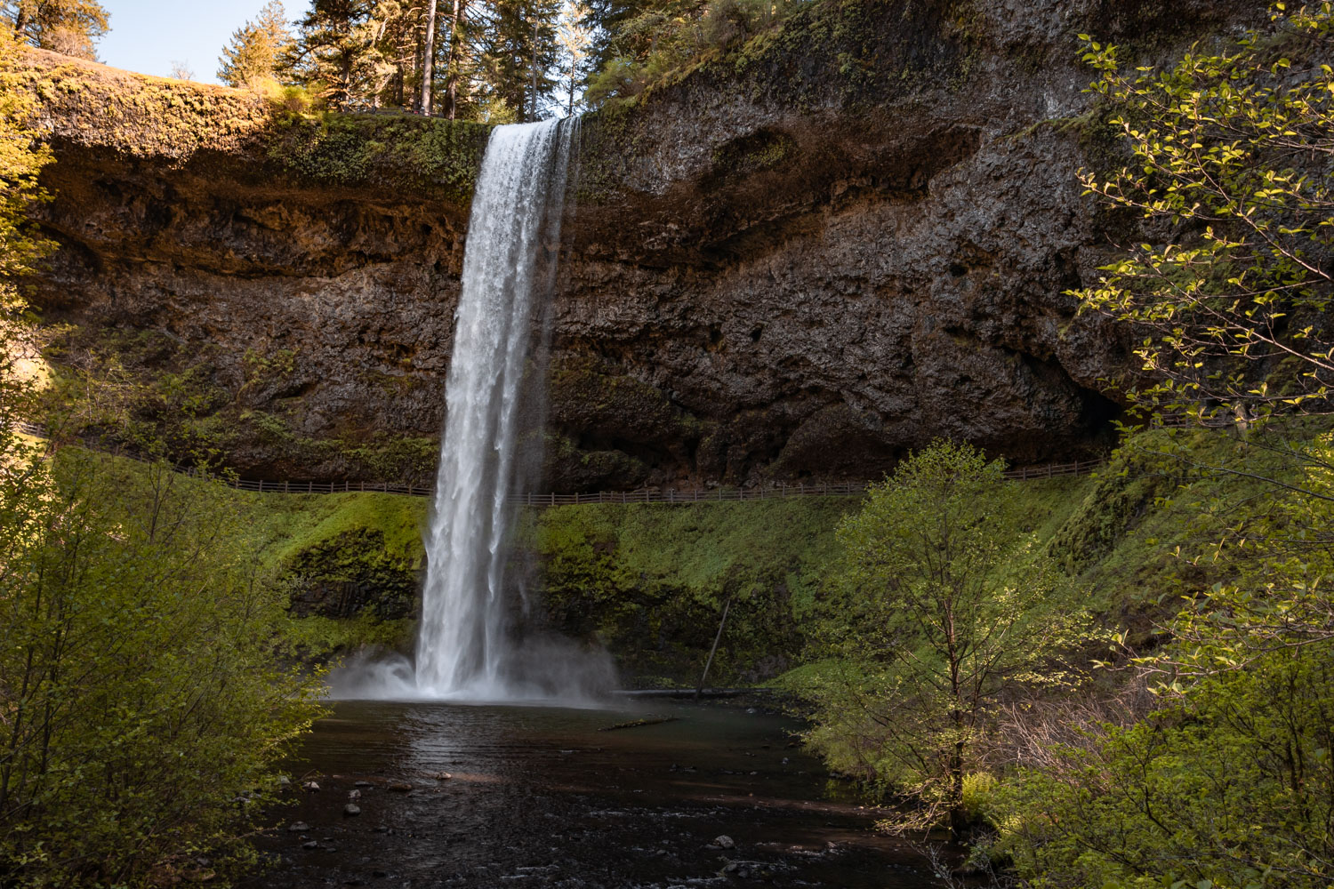 South Falls in Silver Falls State Park on the Trail of Ten Falls