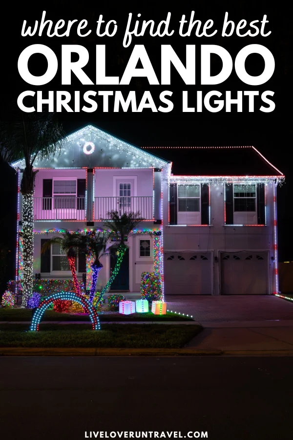 where to find the best orlando christmas lights pin with lake nona light show